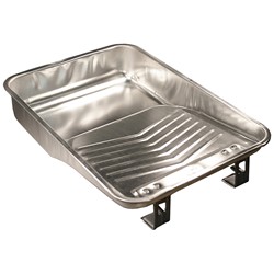 2-Quart Paint Tray, 11" Plated Metal