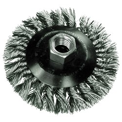 4-1/2" Knot Wire Bevel Brush 5/8-11 AH
