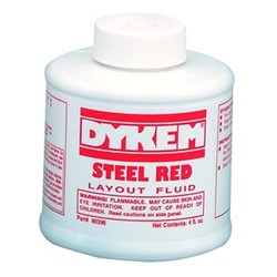 Dykem Steel Red 4 oz. Layout Fluid