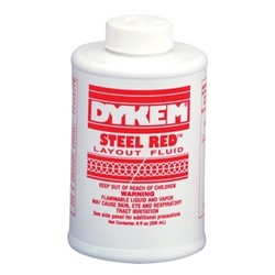 Dykem Steel Red 8 oz. Layout Fluid