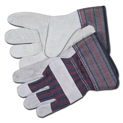 Leather Palm Safety Cuff Glove XL