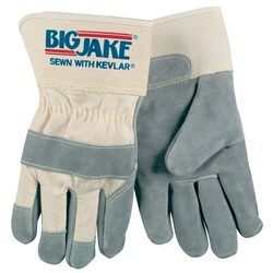Kevlar Palm Lined Leather Palm Glove-M