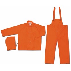 Luminator™ 3 Pc Orange Rainsuit Large