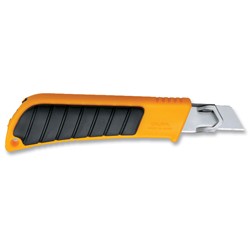 HD Utility Knife with Rubber Grip Inset