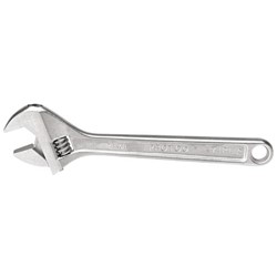 Satin Clik-Stop® Adjustable Wrench 6"