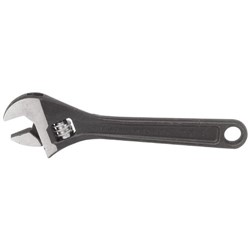 Black Oxide Adjustable Wrench 8"