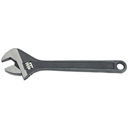 Black Clik-Stop® Adjustable Wrench 8"