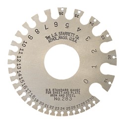 Drill and Steel Wire Gage-Hardened