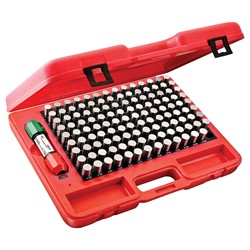 Pin Gage Set with case, Sizes.626-.750+