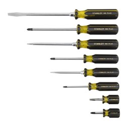 8 Pc Slotted/Phillips Screwdriver Set