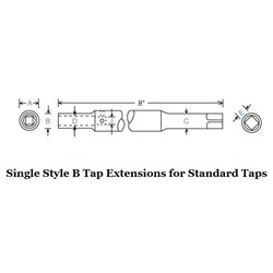 13/16 (20MM) Tap Extension Style 'B'