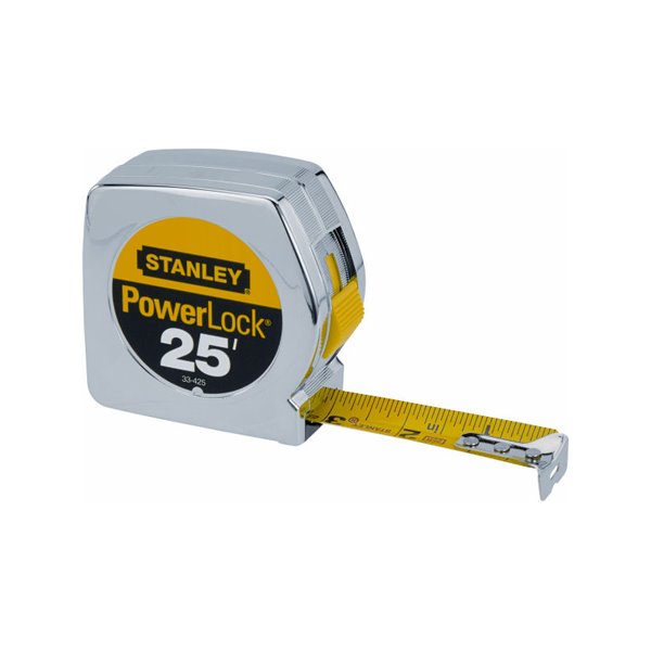 Stanley 33-115 10-Foot-by-1/4-Inch PowerLock Pocket Tape Rule 