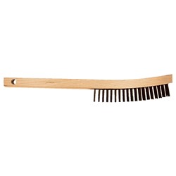 Curved Handle Scratch Brush - Economy