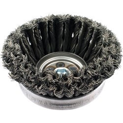 6" COMBITWIST® Knot Cup Brush -2 Rows