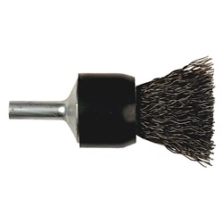 1" Crimped Wire Coated Cup End Brush