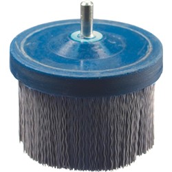 2" x 1/4 M-BRAD Disc Brush 120 Grit SIC