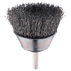1-3/4" Crimped Shank Mounted Cup Brush