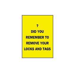 Lockout Tagout Sign