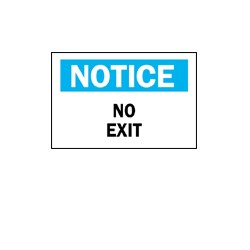 Exit Sign and Signage
