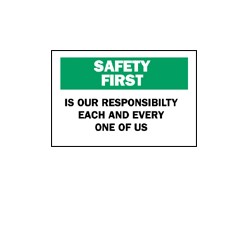 Safety Awareness Sign
