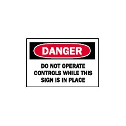 Machine Safety Sign