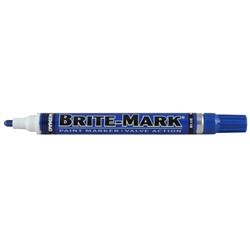 Brite-Mark Blue Valve Action Marker