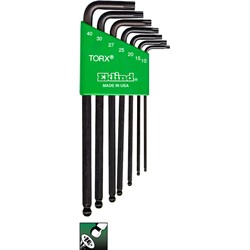 7 pc Ball End Torx® L-Key Set T10-T40