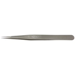 Precision Tweezers, Pointed Tips, 4-3/4"