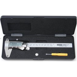 6" Digital Fractional Caliper with/Case