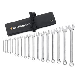 18 Pc 12 Point Combination Wrench Set
