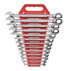 13 Pc. Combination Ratcheting Wrench Set