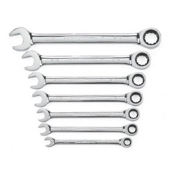 7 Pc. Combination Ratcheting Wrench Set