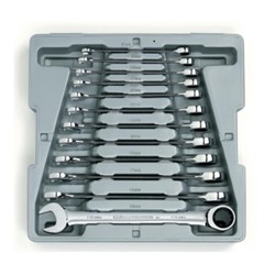 12 Pc. Combination Ratcheting Wrench Set