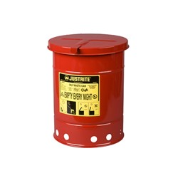 6 Gal Oily Waste Can Hand Operated Cover