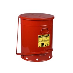 21 Gl Oily Waste Can Foot Operated Cover