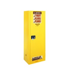 Slimline Flammable Safety Cabinet Yellow