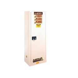 Slimline Flammable Safety Cabinet White