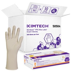 PFE-Xtra Latex Exam Gloves XL BX/50