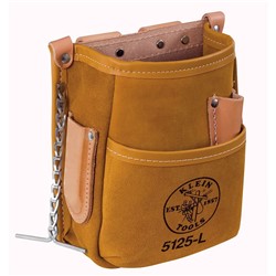 5-Pocket Leather Tool Pouch