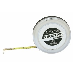 Executive Thinline Tape Rule 1/4" x 6'
