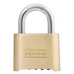 2" Wide Solid Brass Combination Lock