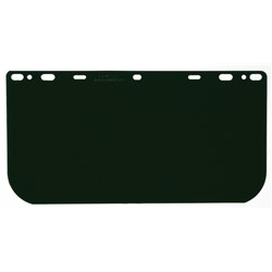 Polycarbonate Faceshield 8"x 15.5" Green