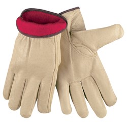 Insulated Pigskin Drivers Glove Medium