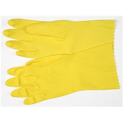 Flock Lined Latex Glove Size 7 -7-1/2