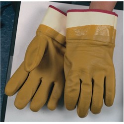 PVC Supported Glove, Safety Cuff, Large