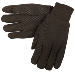 Men's Jersey Knit Wrist Glove w/PVC Dots