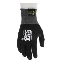Black Kevlar Cut Resistant Work Glove XL