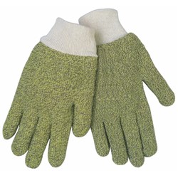 Kevlar/Brown Cotton Blend Glove Small