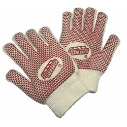 Red Brick Terrycloth Glove 2 Ply Men's