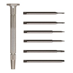 7 Piece Steel Handle Slotted Driver Set